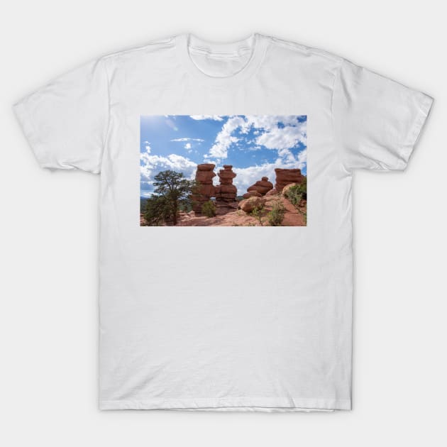 Garden of the Gods Siamese Twins T-Shirt by photosbyalexis